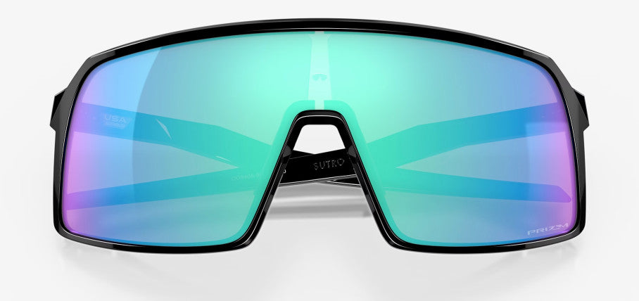 OAKLEY SUTRO POLISHED BLACK SUNGLASSES w/ PRIZM SAPPHIRE