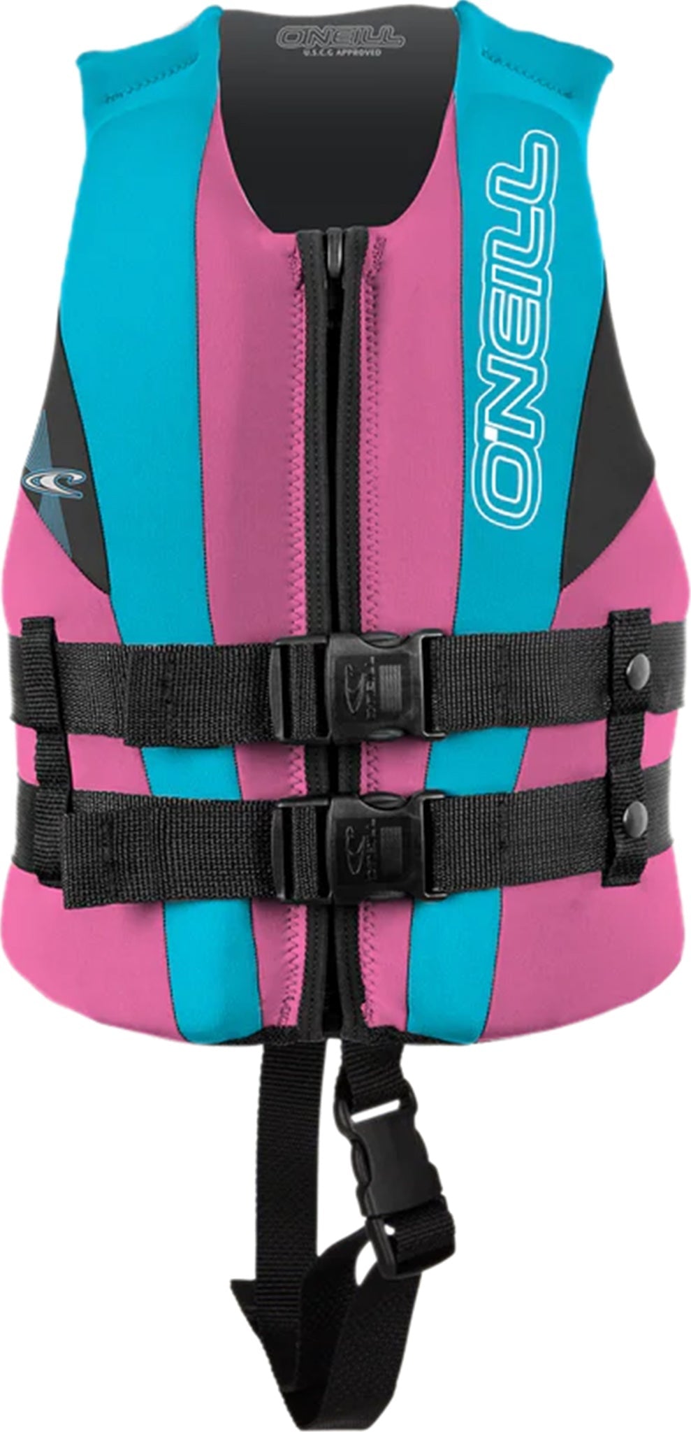 ONEILL KIDS REACTOR LIFE VEST SU24 PET/TURQ/BLK OS