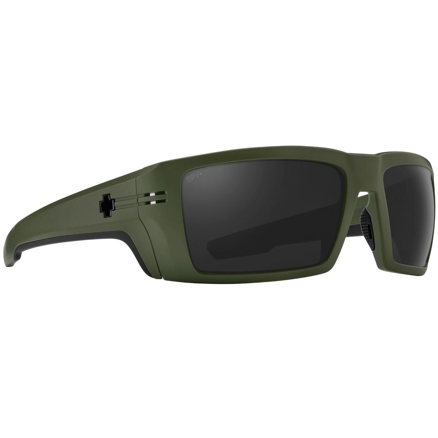 SPY REBAR ANSI RX SUNGLASSES MATTE ARMY GREEN w/HAPPY GREY