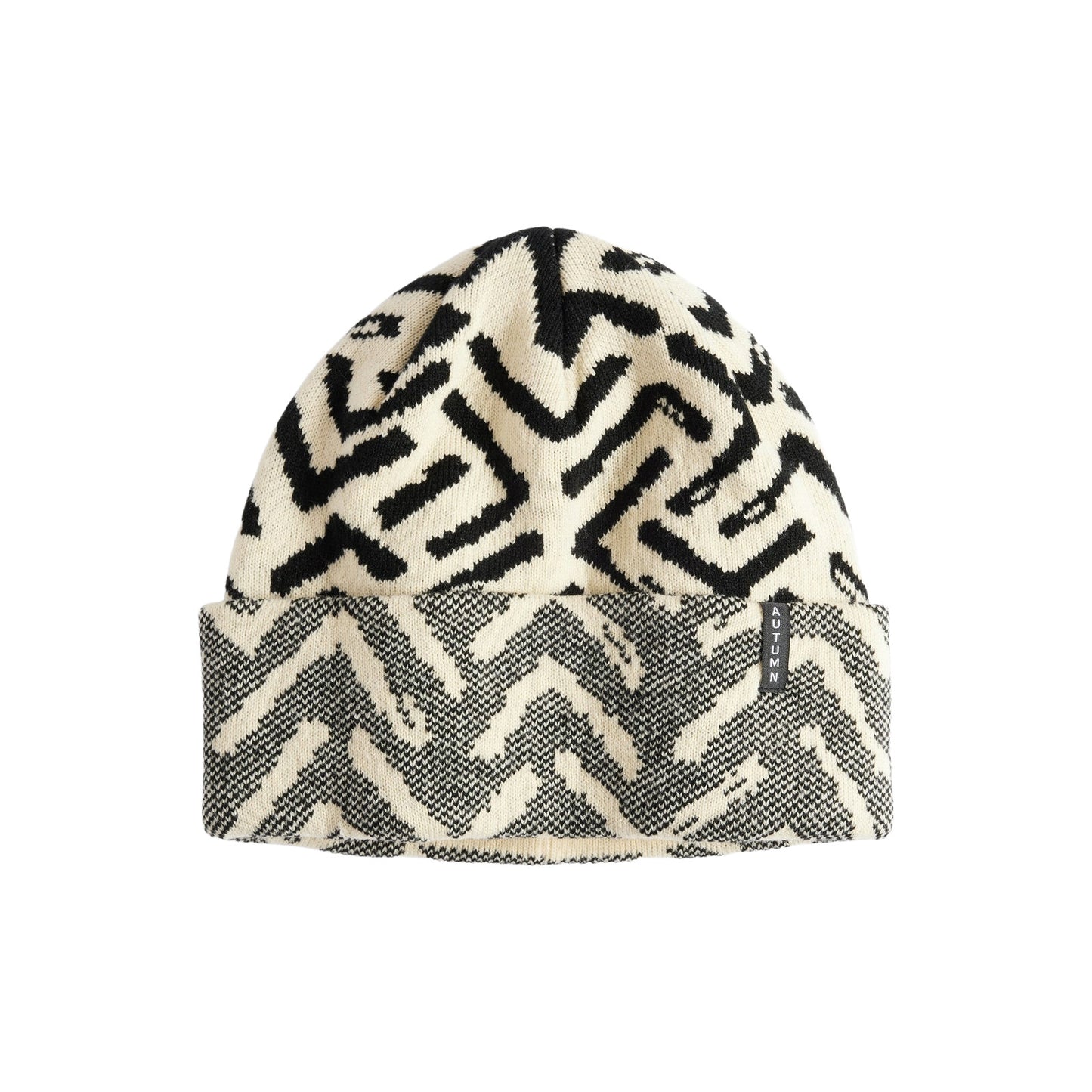 2026 AUTUMN GEO BEANIE EGGSHELL