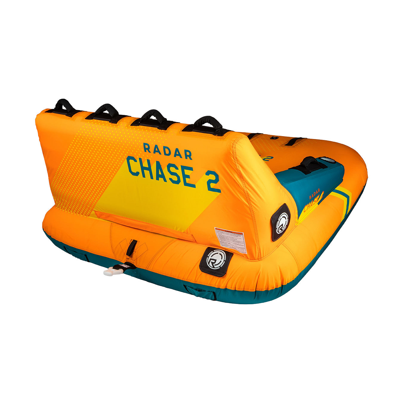 2026 RONIX RADAR THE CHASE LOUNGE 2 PERSON TUBE - TEAL/ORANGE