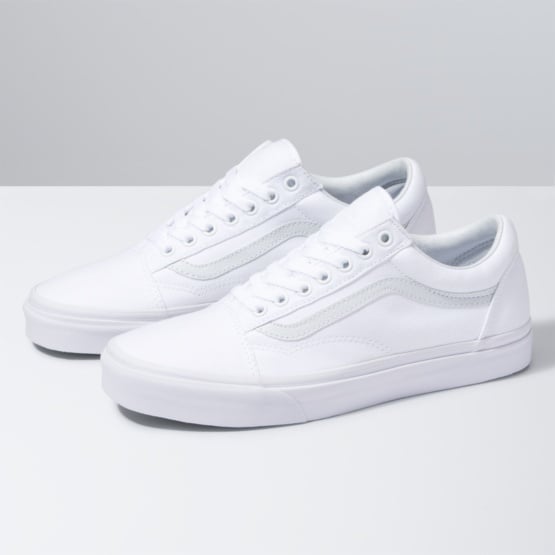VANS MENS OLD SKOOL SHOES HO21 TRUE WHITE
