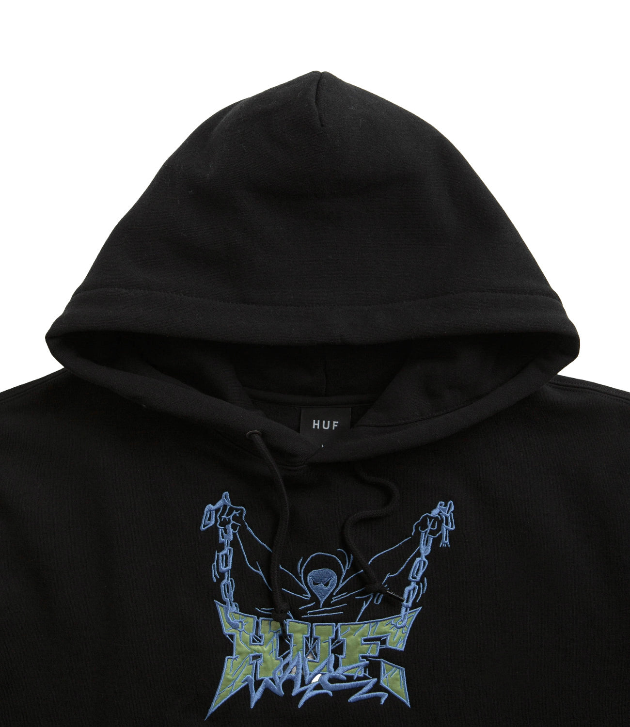 HUF MENS ZINE HOODY SP24 BLACK
