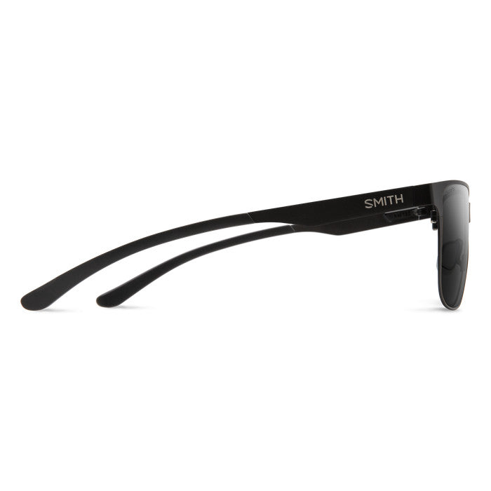 SMITH LOWDOWN METAL MATTE BLK SUNGLASSES w/ CP PLR BLK