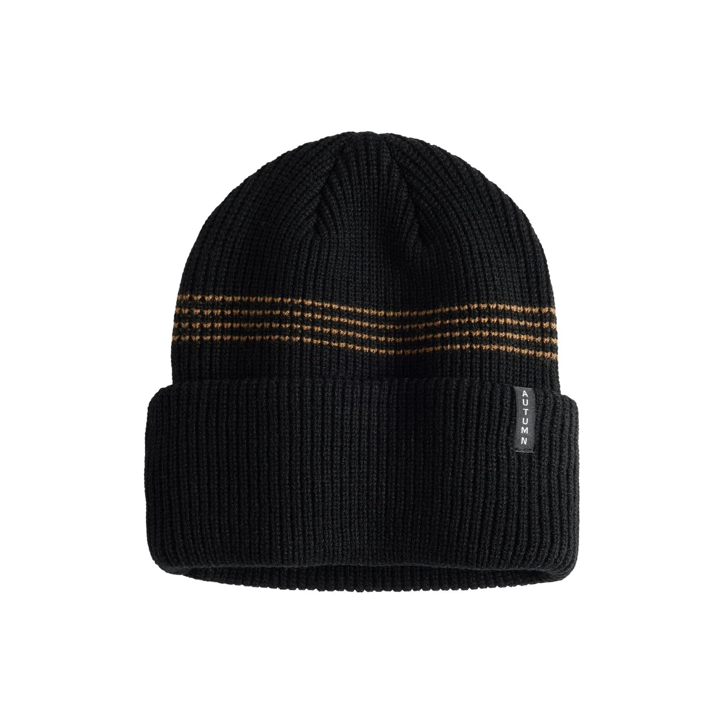 2026 AUTUMN MINI STRIPE BEANIE BLACK