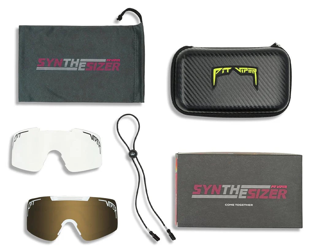 2025 PIT VIPER SYNTHESIZER GOGGLE THE MIAMI NIGHTS / GOLD