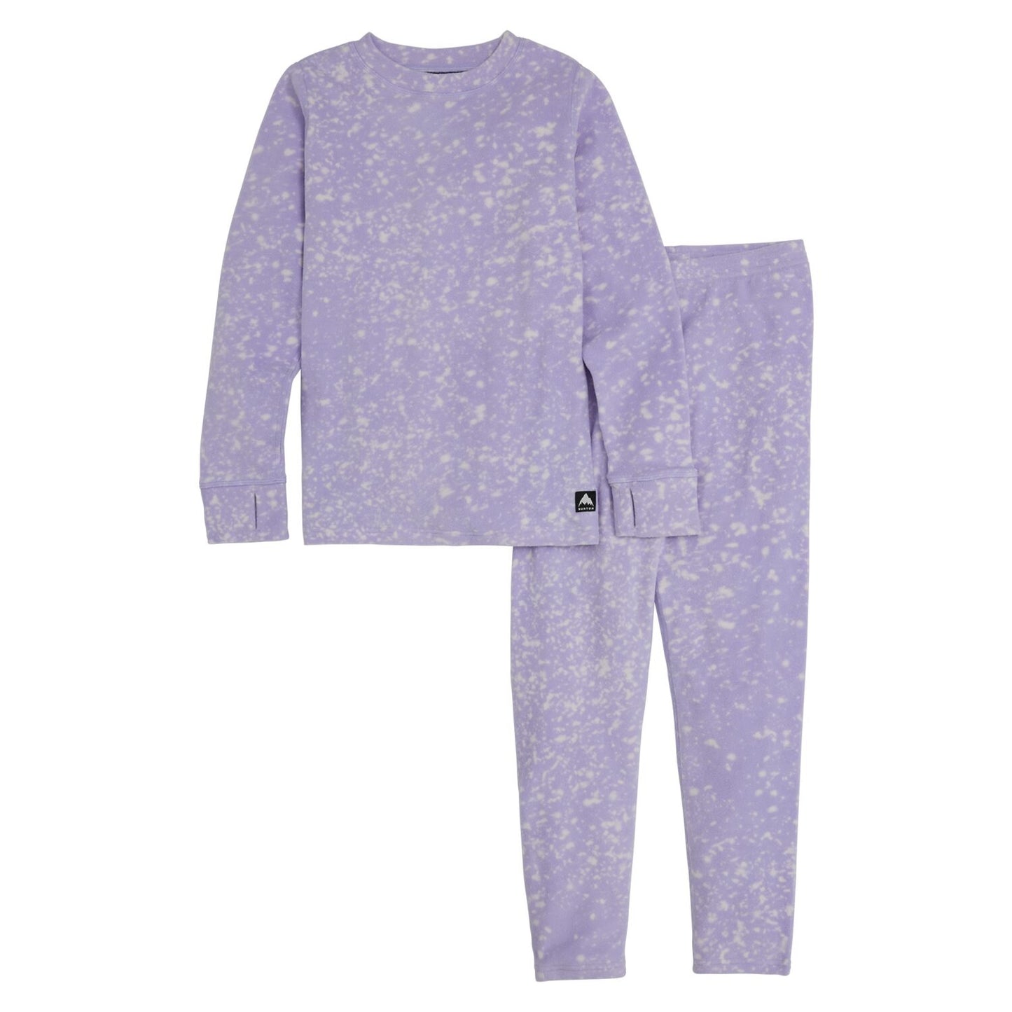 2024 BURTON KIDS FLEECE BASE LAYER SET STARDUST