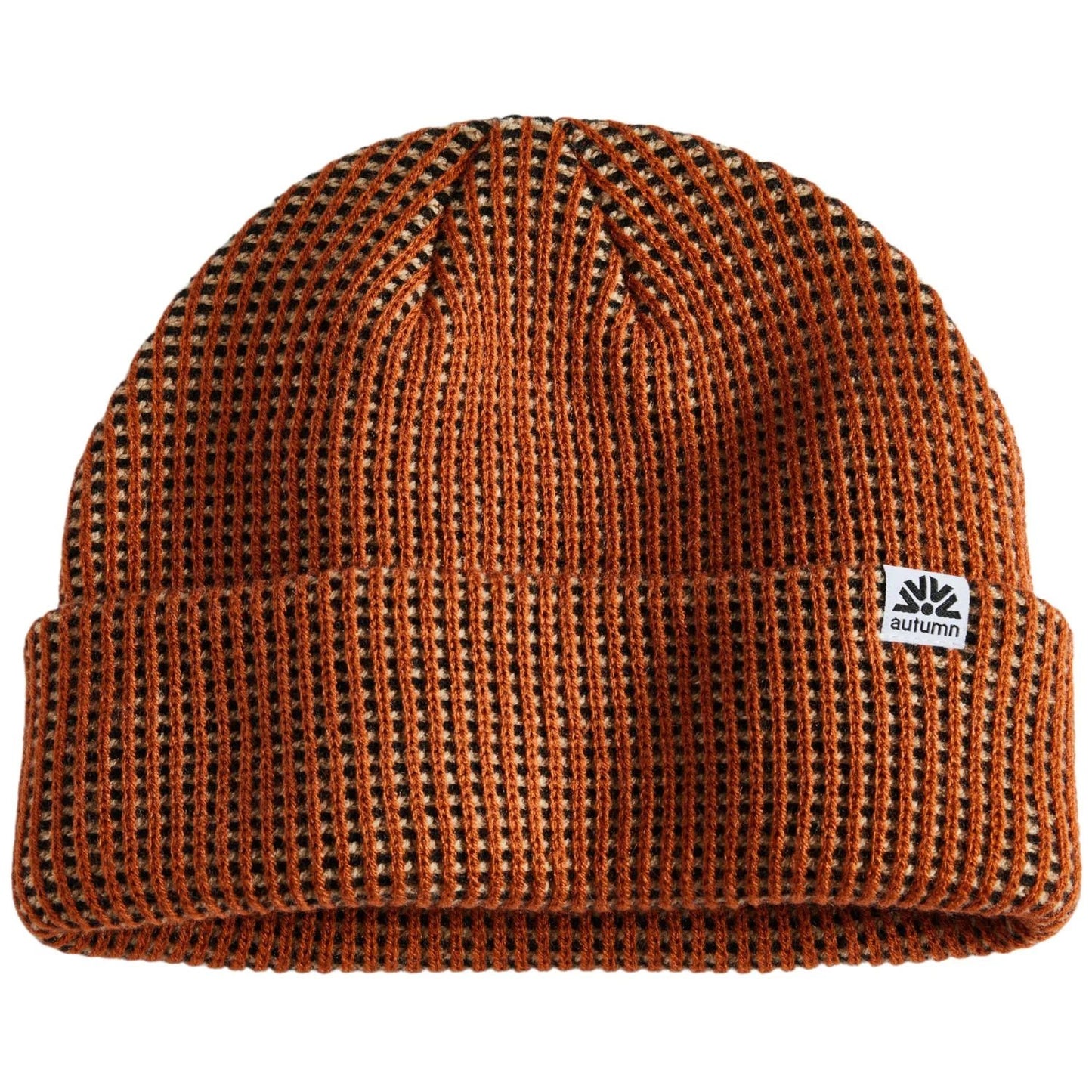 2025 AUTUMN SIMPLE STATIC BEANIE RUST