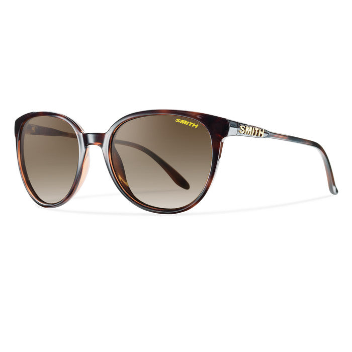 SMITH CHEETAH TORT SUNGLASSES w/ BRWN GRAD PLR
