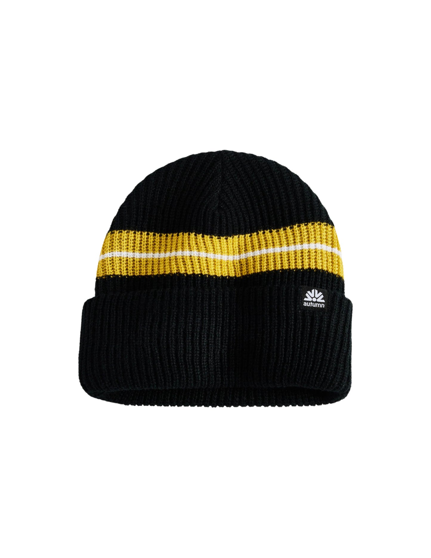 2025 AUTUMN SIMPLE HORIZON BEANIE BLACK