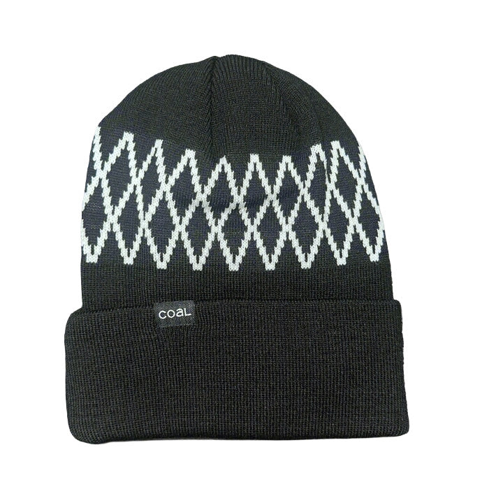 2026 COAL UNIFORM LITE BEANIE BLACK DIAMOND STRIPE