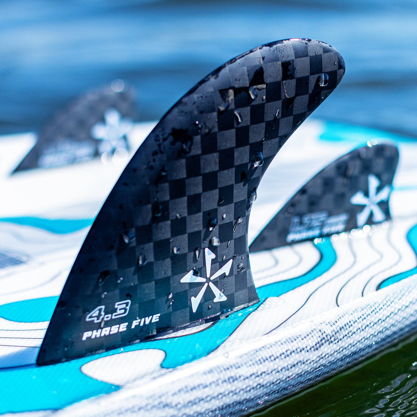 2022 PHASE5 4.3 CARBON SURF TWIN FIN SET