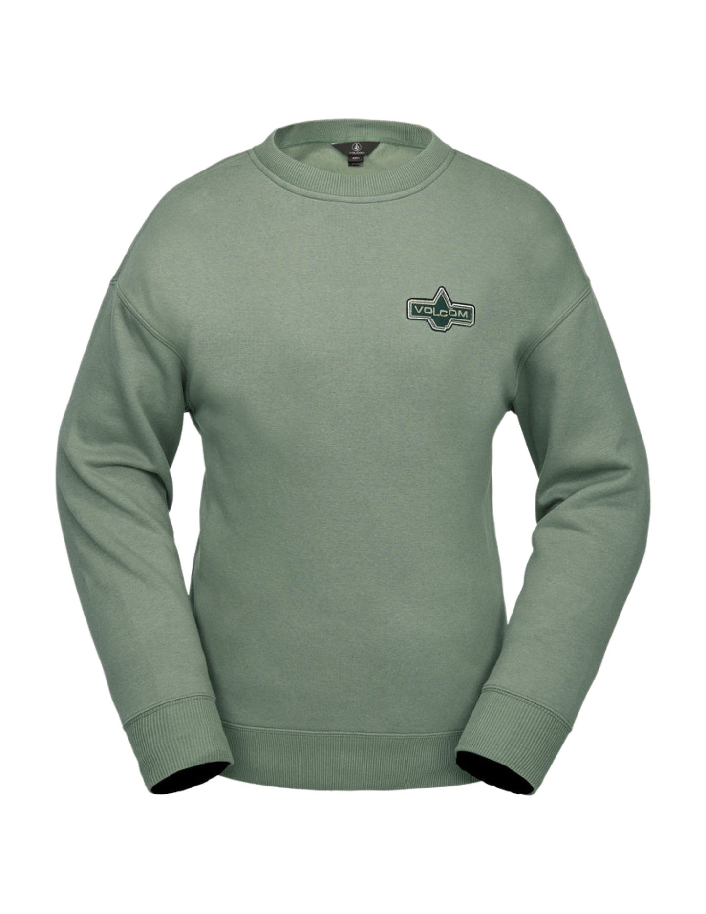 2025 VOLCOM WMNS ESSENTIAL CREW LCH GRN