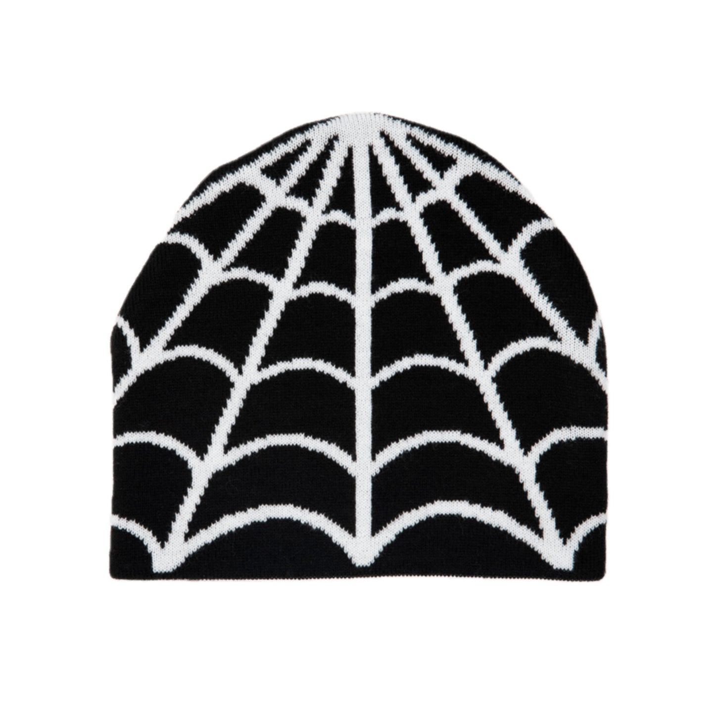 2026 CORDUROY COBWEB REVERSIBLE SKULLY BEANIE BLACK