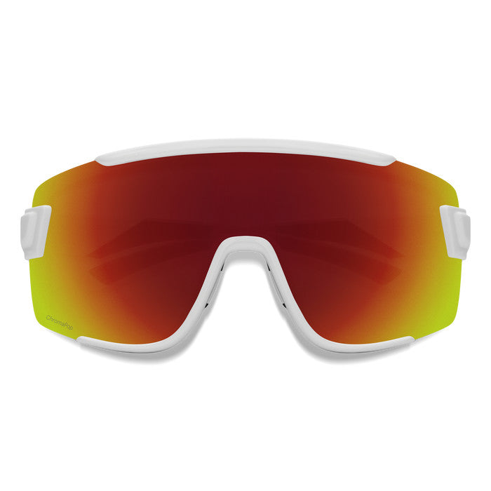 SMITH WILDCAT WHITE SUNGLASSES W/PC CP RED MIR