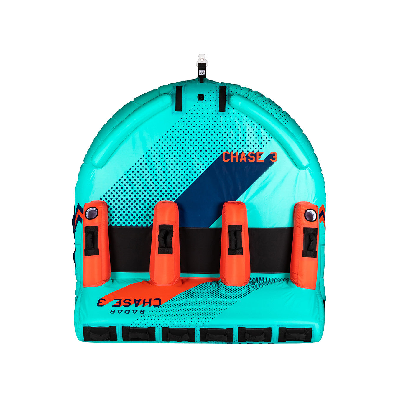 2026 RONIX RADAR THE CHASE LOUNGE 3 PERSON TUBE - MINT/NAVY/RED