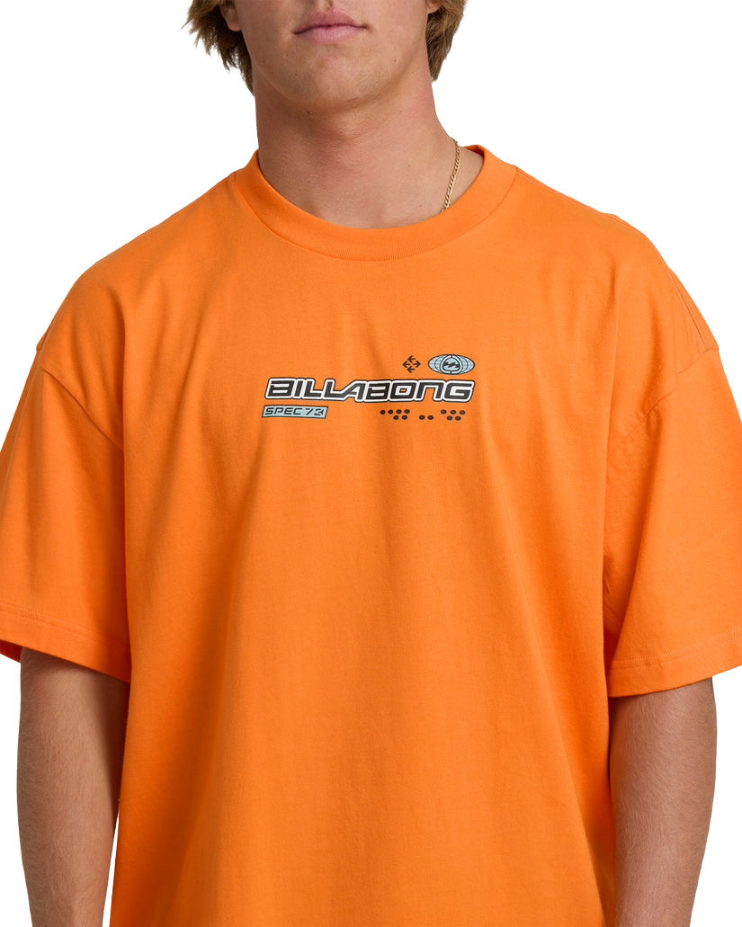 BILLABONG MENS SPEC 73 SIGNAL OG SS TEE SP26 (DTO) DUSTY ORANGE