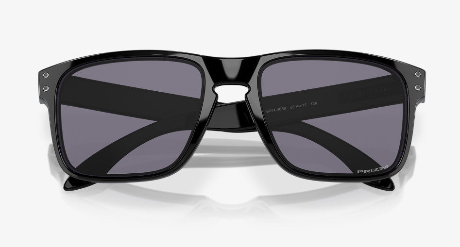 OAKLEY HOLBROOK XL POLISHED BLK SUNGLASSES w/ PRIZM GRY LENS