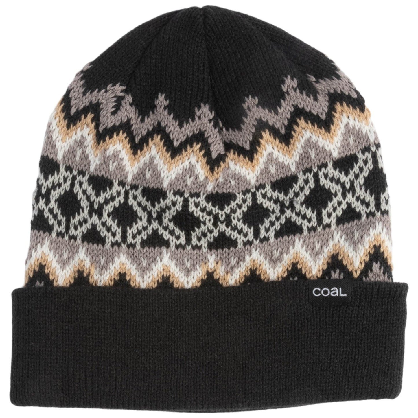 2026 COAL WINTERS MID BEANIE BLACK/OFF WHITE