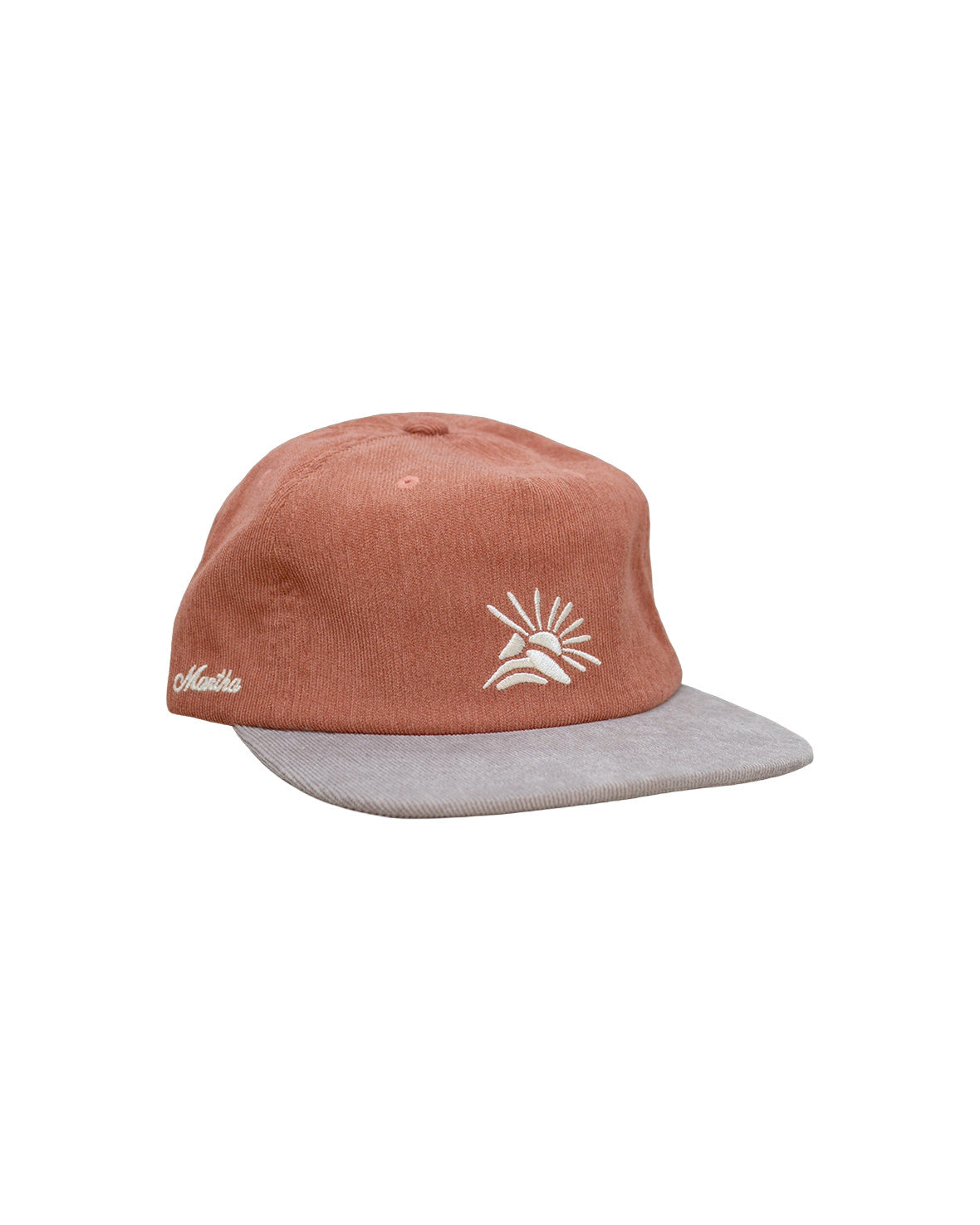 MARTHA MENS PALMA SNAPBACK HAT SP26 RED/GRY