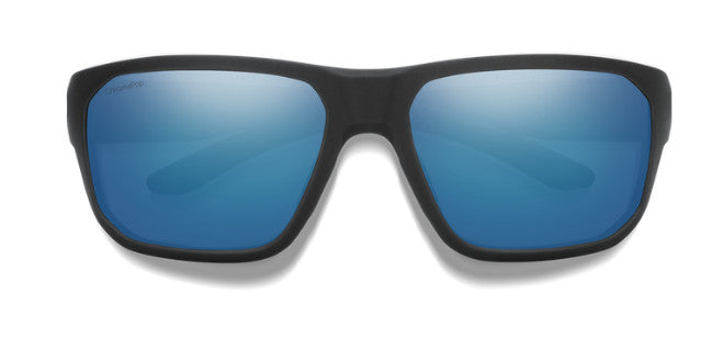 SMITH ARVO MATTE BLACK SUNGLASSES W/CP PLR BLUE MIR