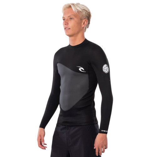 2023 RIP CURL MENS OMEGA 1.5MM LS WETSUIT JACKET 0090