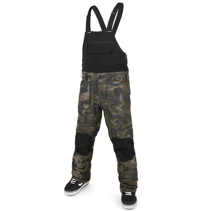 2024 VOLCOM ROAN BIB OVERALL PANT CLOUDWASH CAMO