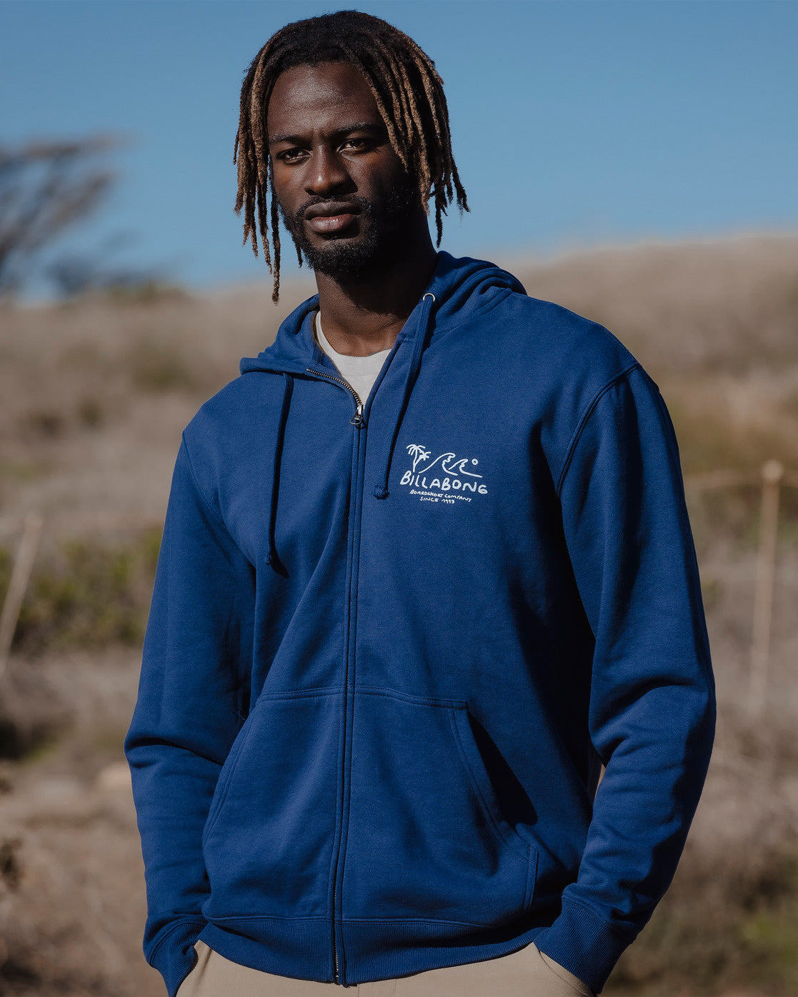 BILLABONG MENS SHORT SANDS ZIP HOODY SP24