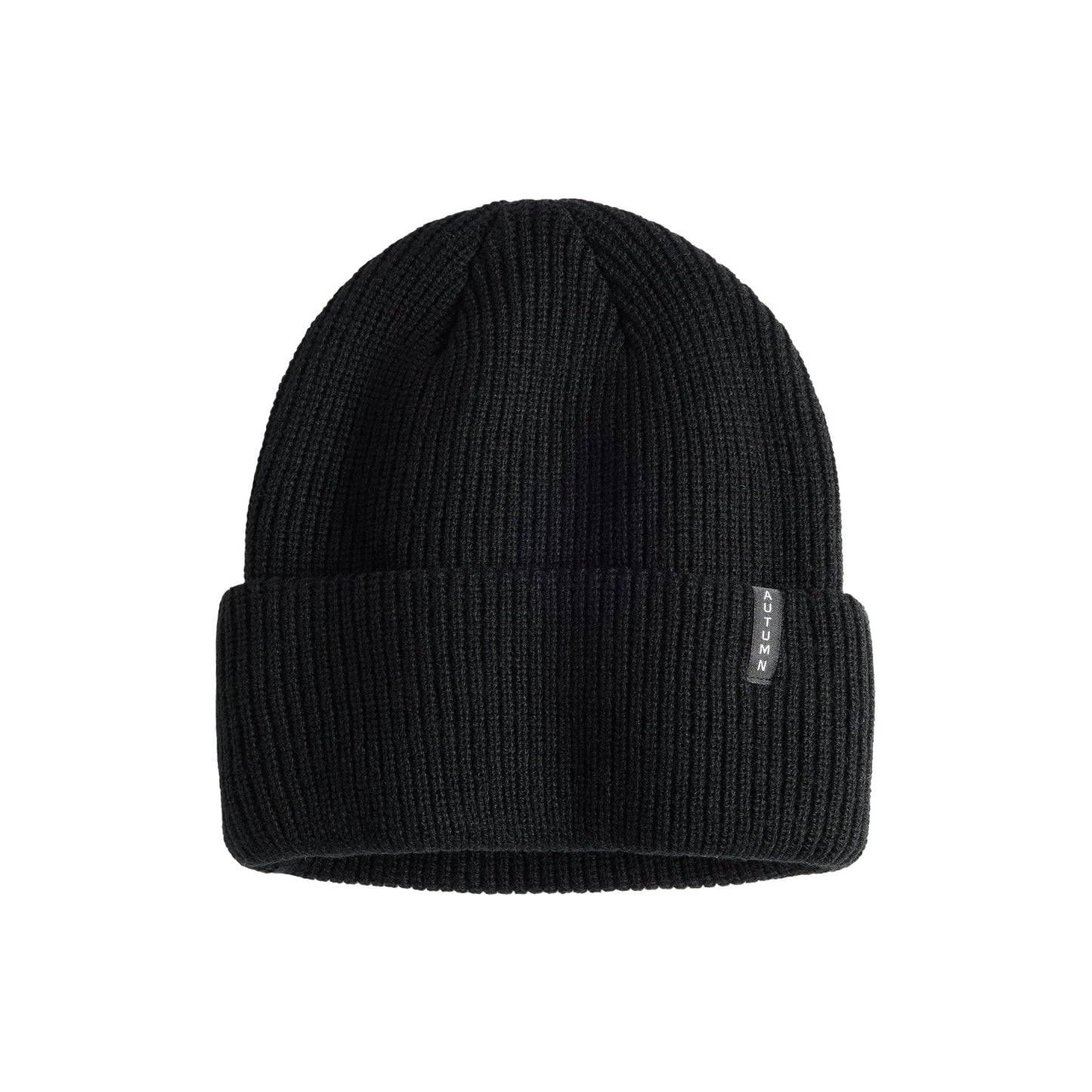2026 AUTUMN SELECT SOLID BEANIE BLACK
