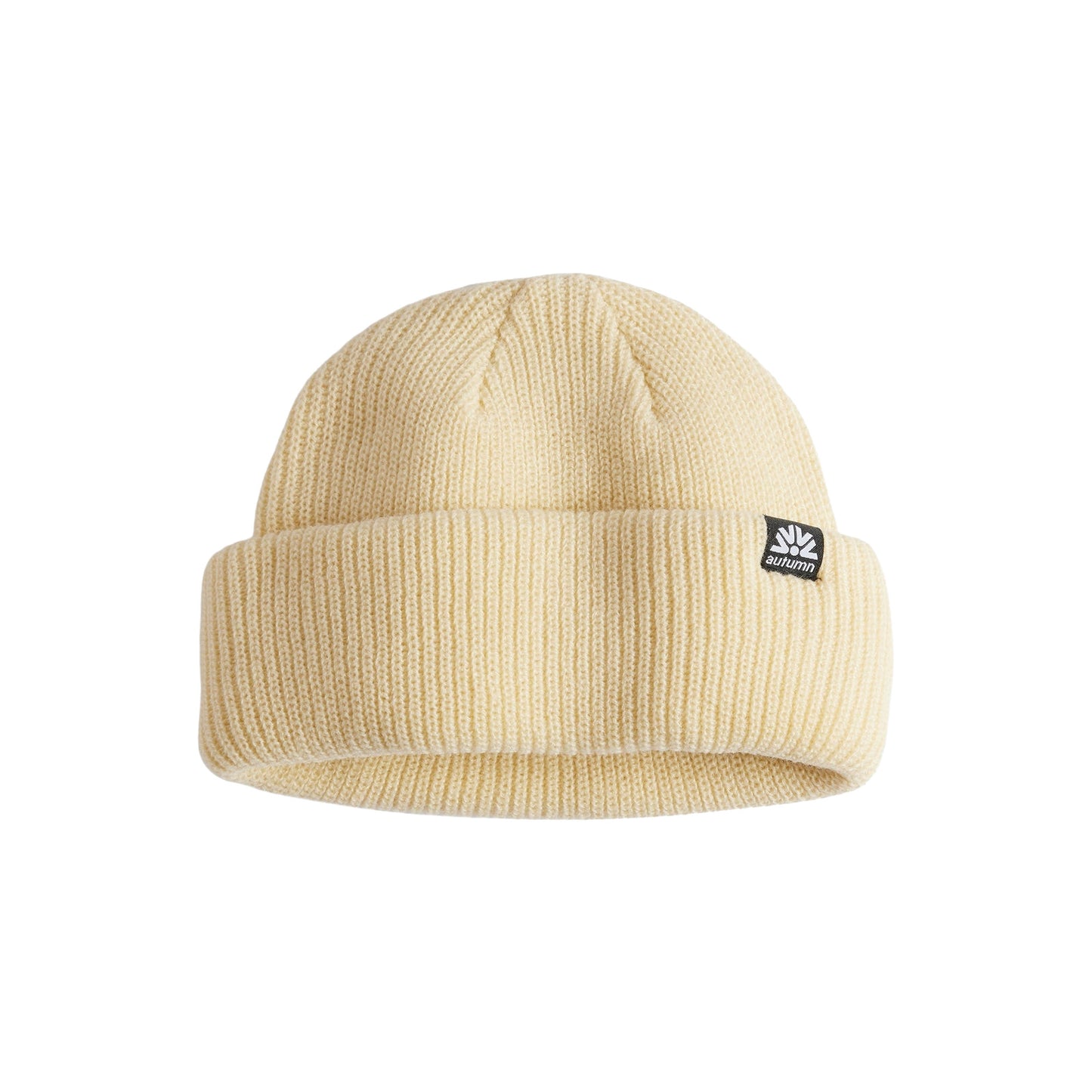 2026 AUTUMN DOUBLE ROLL BEANIE EGGSHELL