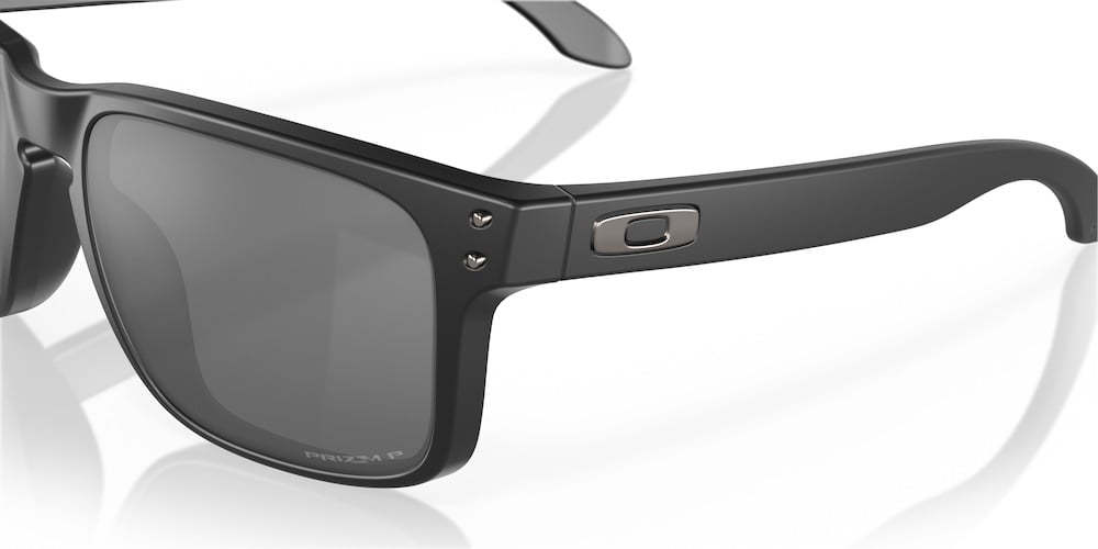 OAKLEY HOLBROOK MATTE BLK SUNGLASSES w/ PRIZM BLK PLR LENS
