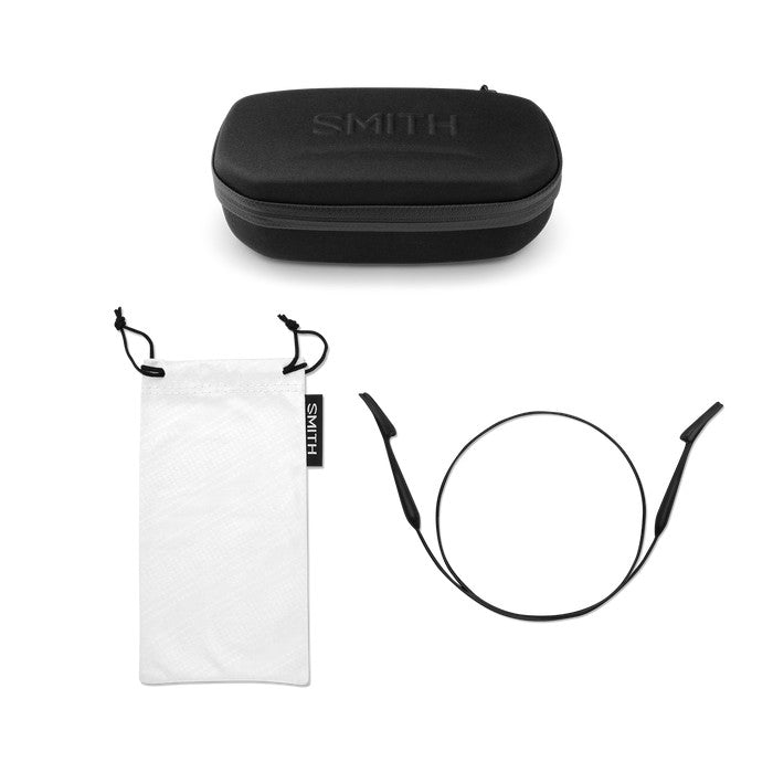 SMITH GUIDES CHOICE MATTE TORT SUNGLASSES W/ CP PLR BRWN