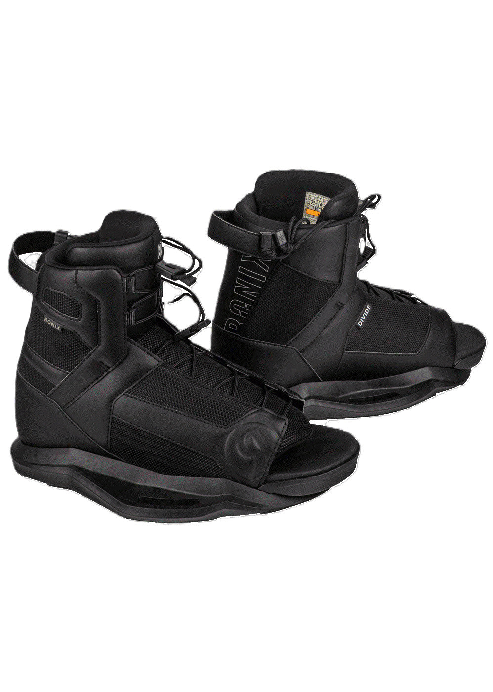 2026 RONIX MENS DIVIDE STAGE 1 WAKEBOARD BOOT - BLACK