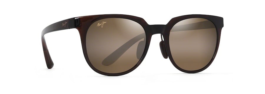 MAUI JIM WAILUA TRANS ROOTBEER SUNGLASSES w/ HCL BRNZ PLR LENS