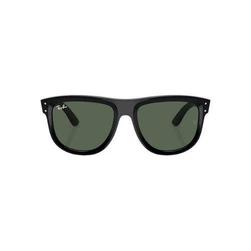RAY-BAN BOYFRIEND REVERSE SUNGLASSES BLACK w/ DARK GREEN