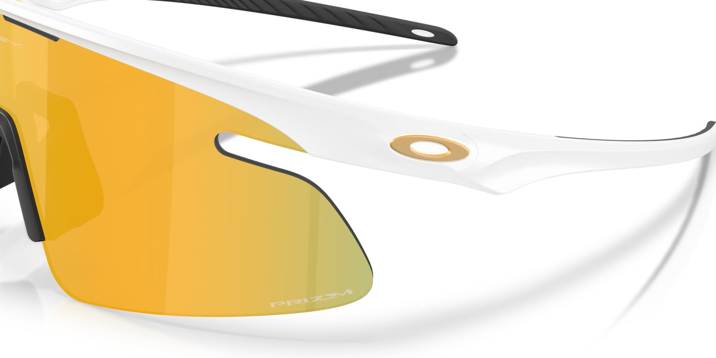 OAKLEY RSLV LITE MATTE WHITE SUNGLASSES w/ PRIZM 24K