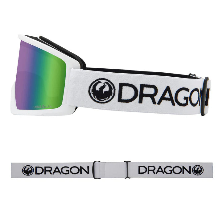 2026 DRAGON DX3 OTG GGL WHITE w/LL GREEN ION