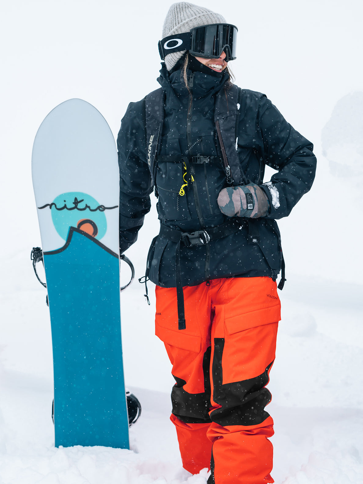 2024 VOLCOM WMNS V.CO AT STRETCH GORE-TEX PANT ORANGE SHOCK