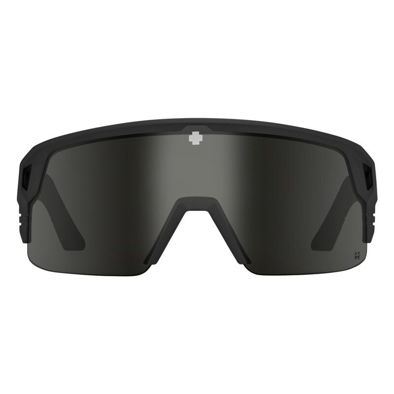 SPY MONOLITH 5050 MATTE BLACK SUNGLASSES w/ HAPPY GRY GRN PLR BLK SPEC MRR