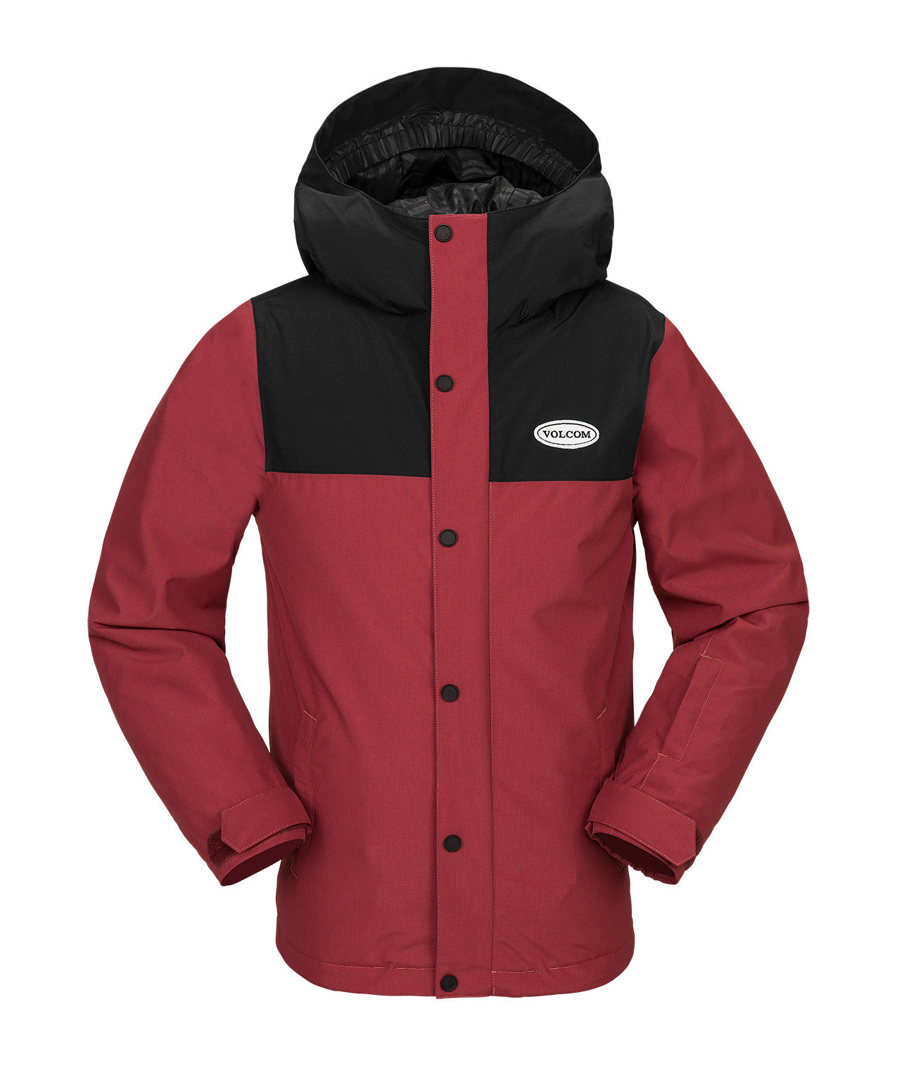 2025 VOLCOM BOYS STONE.91 INS JACKET REDWOOD