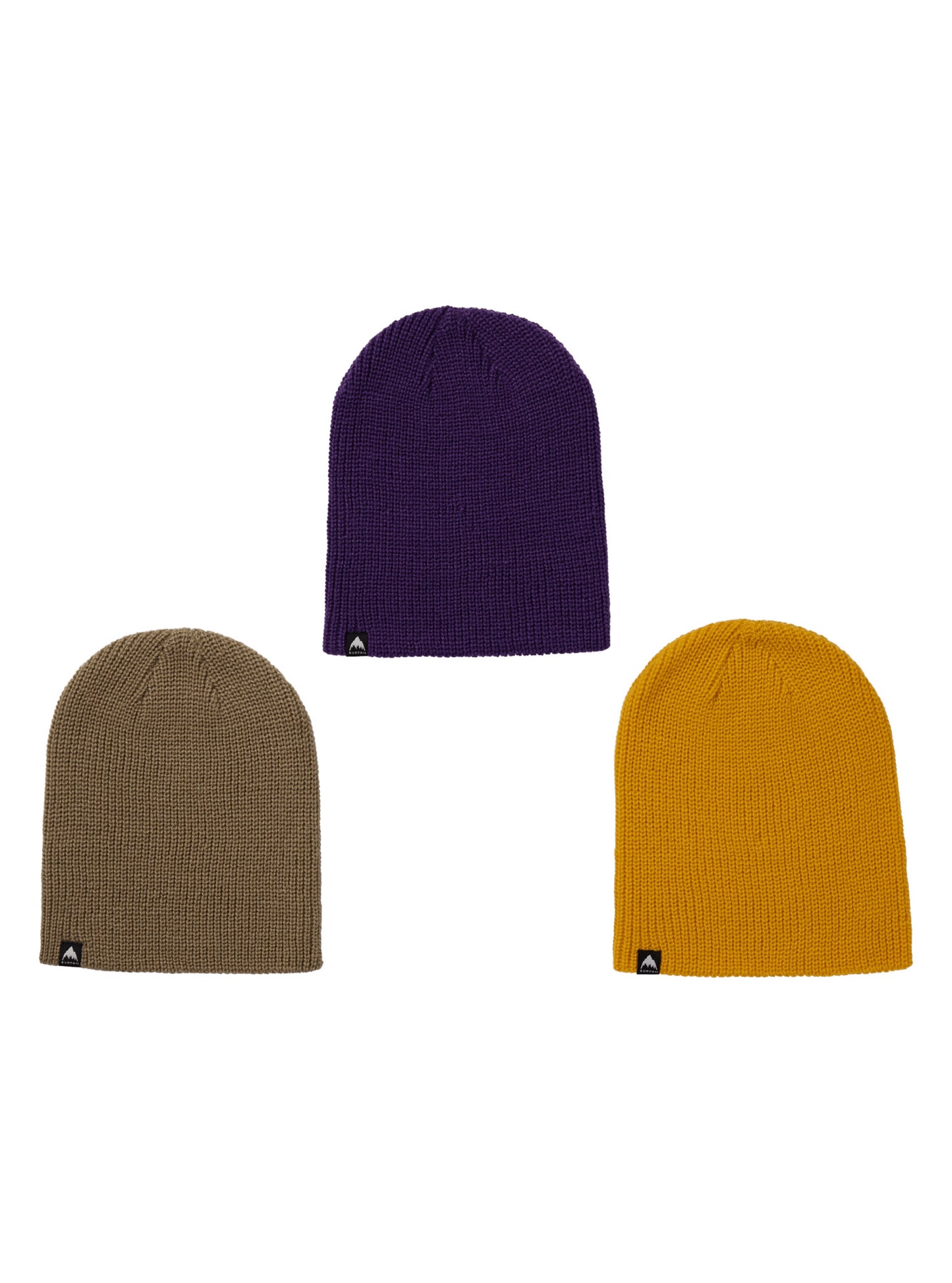 2026 BURTON KIDS REC DND BEANIES 3 PK SMT TPE/GLDRD/IMP PPL