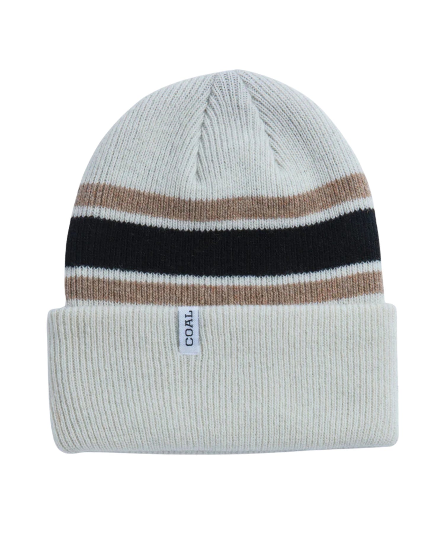 2025 COAL HAINES BEANIE OFF WHITE/BLACK