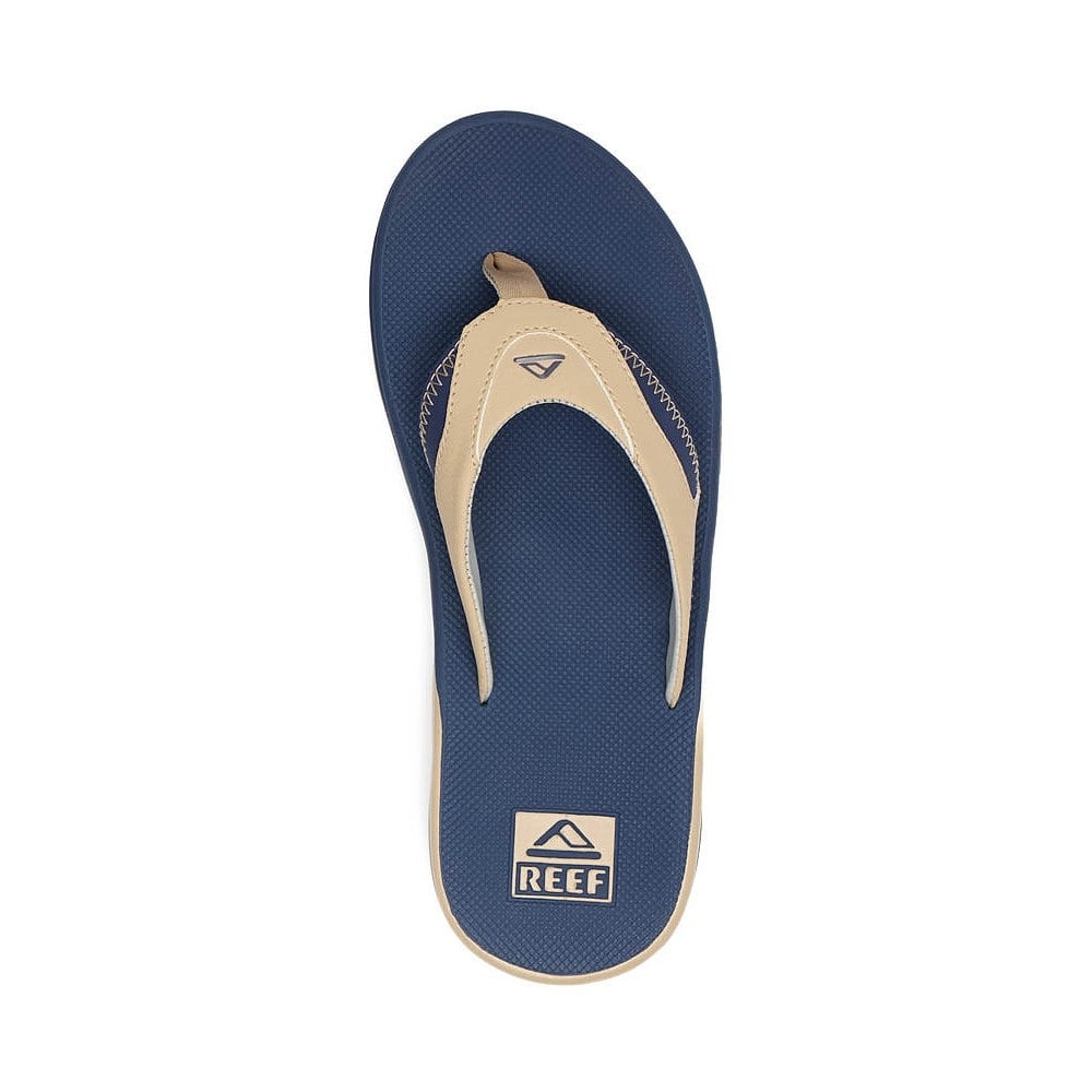 REEF MENS FANNING SANDALS SP25 TAN/NAVY/TAN