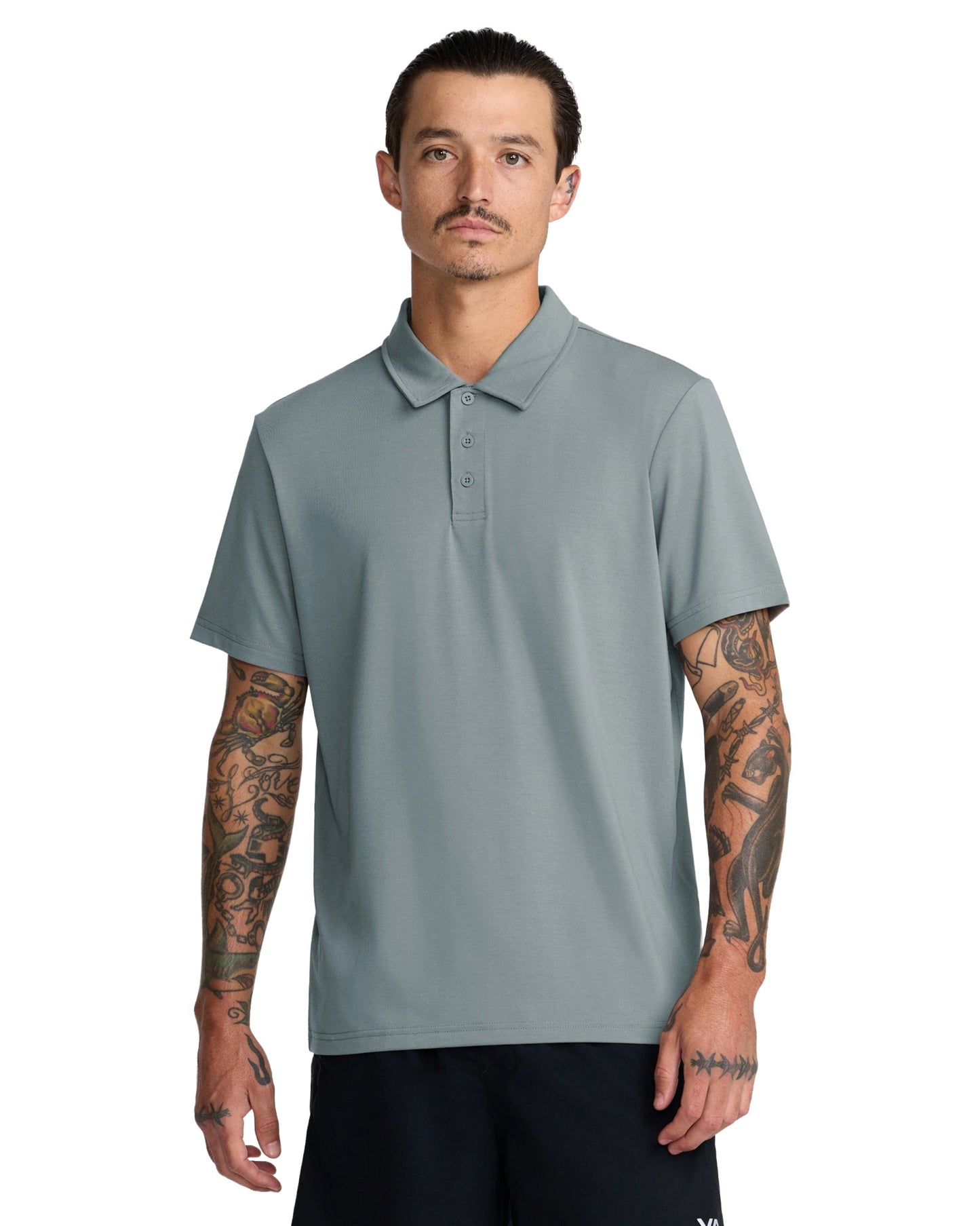 RVCA MENS BALANCE SS POLO SP26 LEAD