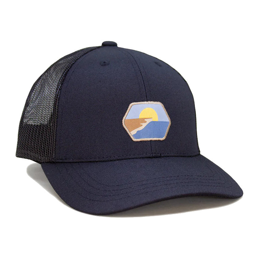 MARTHA MENS LUMA TRUCKER HAT SP26 BLACK