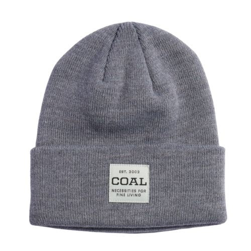 2024 COAL UNIFORM MID RECYCLED KNIT CUFF BEANIE HEATHER GREY