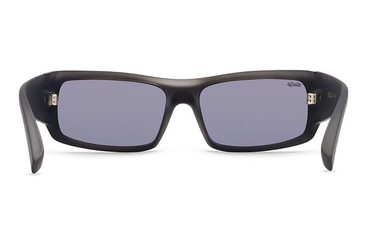 VONZIPPER KICKSTAND BLACK SATIN SUNGLASSES w/ VINTAGE GRY PLR LENS