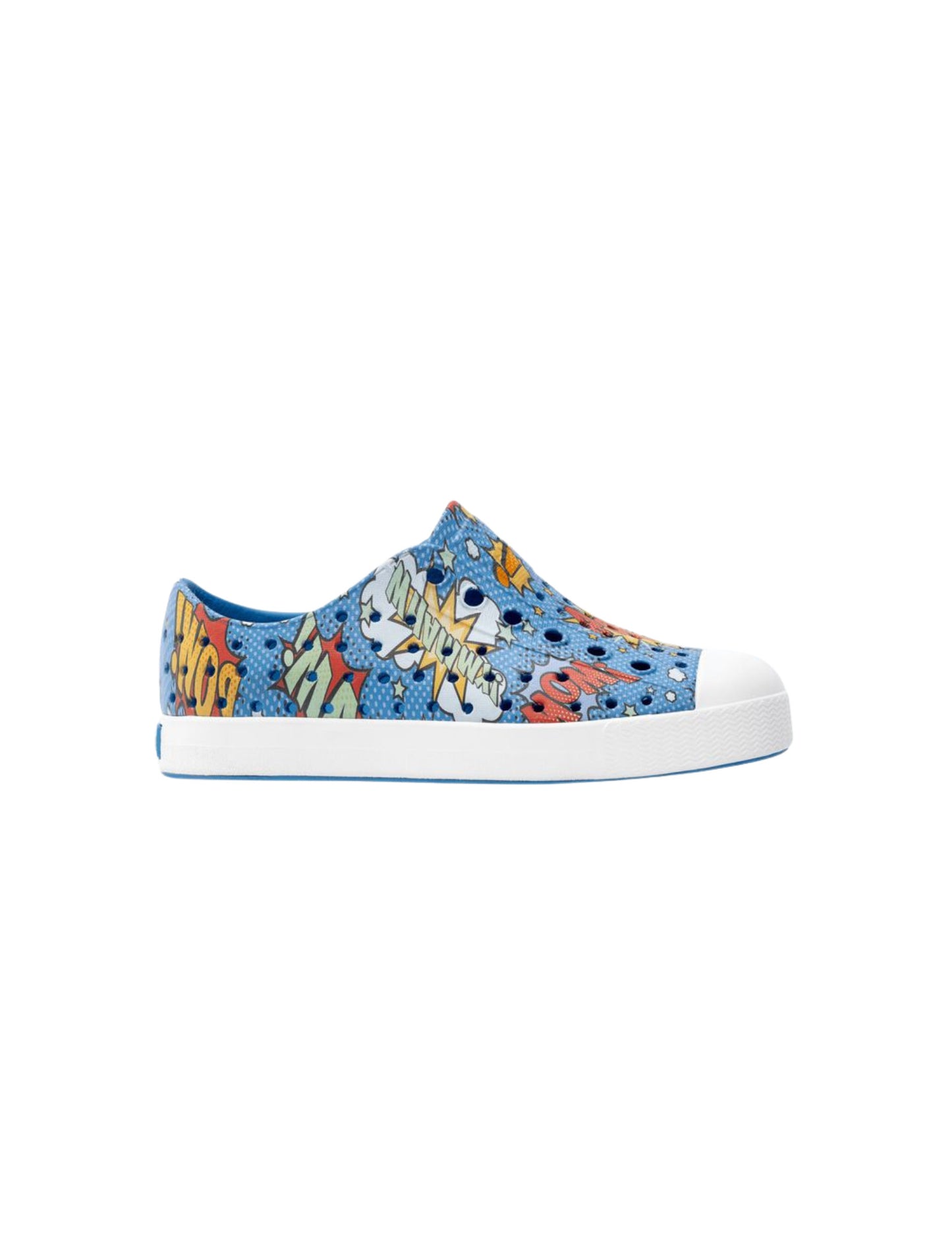 NATIVE JEFFERSON CHILD SHOE SP25 REST BL/SHELL WHITE/BM PW