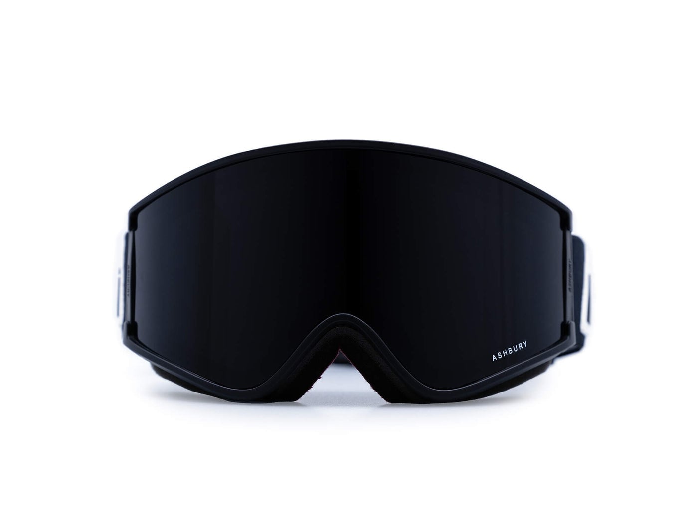 2026 ASHBURY A12 GGL BLACK TRIANGLE w/ DARK SMOKE LENS + YLW