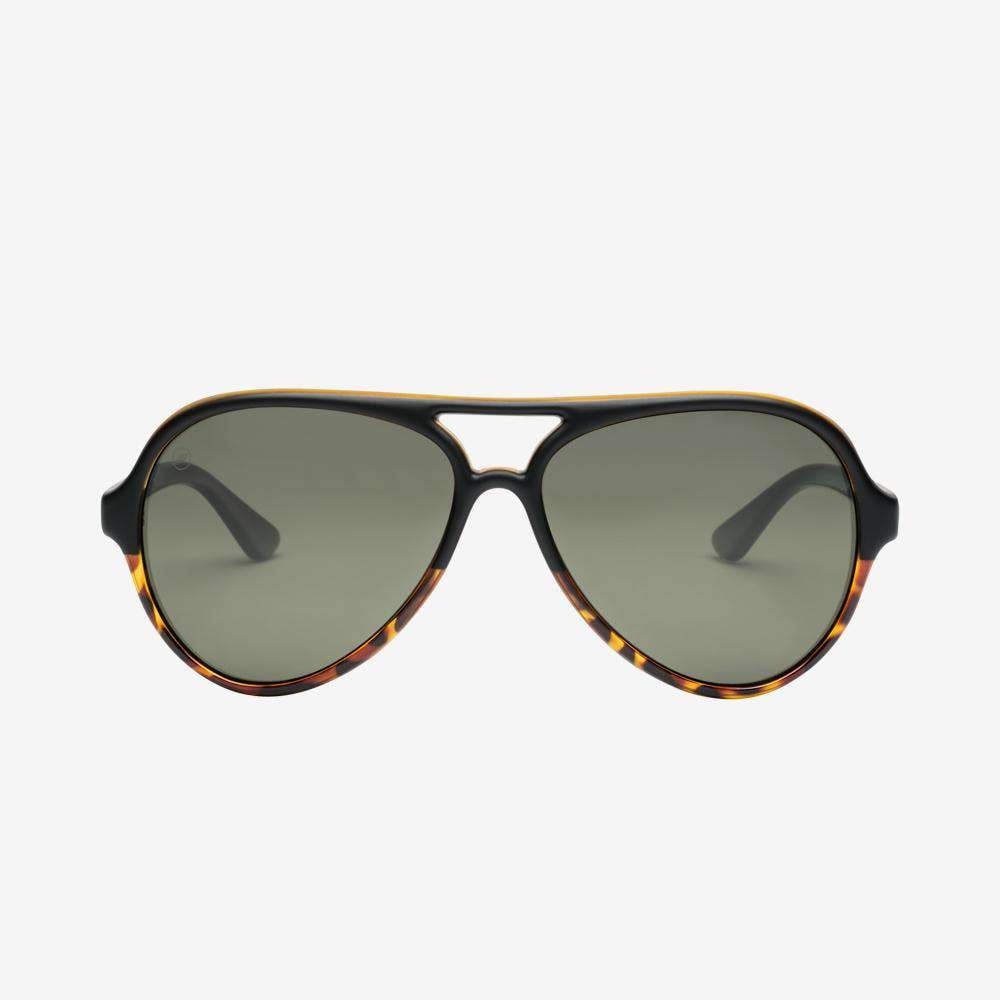 ELECTRIC ELSINORE DARKSIDE TORT SUNGLASSES w/ GRY PLR LENS